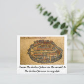 Madaba Mosaic Map of Jerusalem Briefkaart (Staand voorkant)