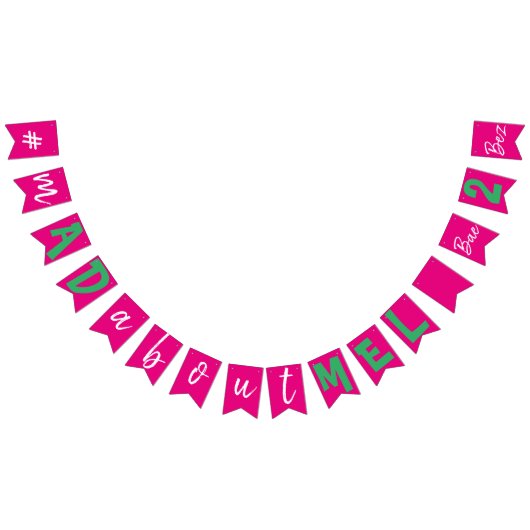 #mADaboutMEL / Bae2Bez-banner Vlaggetjes (Alle)