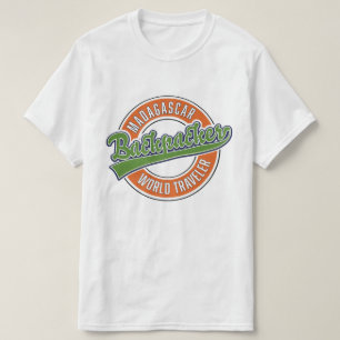 Madagascar Backpacker world traveller T-shirt