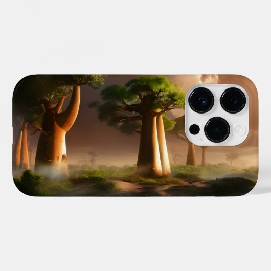 Madagascar Baobabbos Fantasie Case-Mate iPhone Case (Achterkant (horizontaal))