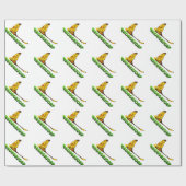 madagascar diersymbool cadeaupapier (Vlak)