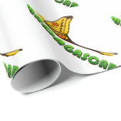 madagascar diersymbool cadeaupapier (Rol Hoek)
