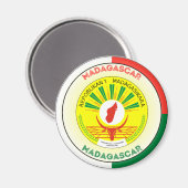 Madagascar Erfgoed Embleem Magneet (Voorkant / Achterkant)
