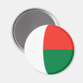 Madagascar Fisheye Vlagmagneet Magneet (Voorkant / Achterkant)