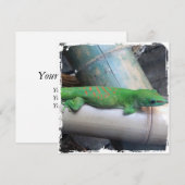 Madagascar Giant Day Gecko Square uitnodigingen (Voorkant / Achterkant)