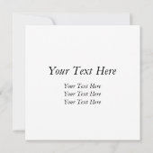 Madagascar Giant Day Gecko Square uitnodigingen (Achterkant)