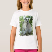 Madagascar Lemur Girl's T-Shirt (Voorkant)