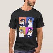 Madagascar Penguins Cute and Cudly Text Poster T-shirt (Voorkant)