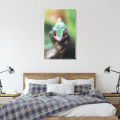 Madagascar, Rode balk Panterkameleon Canvas Afdruk (Insitu (Slaapkamer))