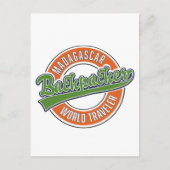 Madagascar Rugzakwereldreiziger Briefkaart (Voorkant)