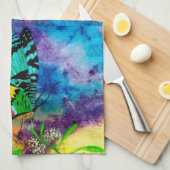 Madagascar Splash Cropped Hand Towel Theedoek (Quarter Fold)