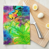 Madagascar Splash Hand Towel Theedoek (Quarter Fold)