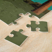 Madagascar Vintage Reisposter Legpuzzel (Zijkant)