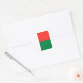 Madagascar Vlag Sticker (Envelop)