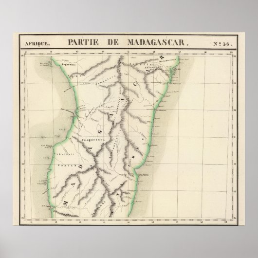 Madagaskar - Afrika 56 Poster (Voorkant)