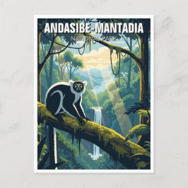 Madagaskar Andasibe-Mantadia National Park Reizen Briefkaart