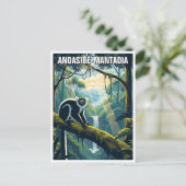 Madagaskar Andasibe-Mantadia National Park Reizen Briefkaart (Staand voorkant)