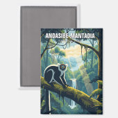 Madagaskar Andasibe-Mantadia National Park Reizen Magneet (Voorkant / Achterkant)