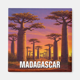 Madagaskar Avenue van de Baobabs Reizen Magneet