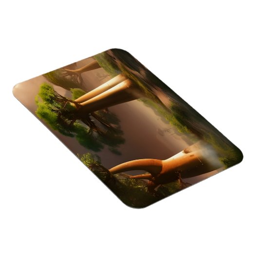 Madagaskar Baobab Forest Fantasy Magneet (Rechterzijde)