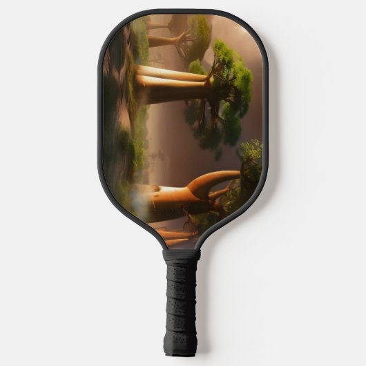 Madagaskar Baobab Forest Fantasy Pickleball Paddle (Achterkant)