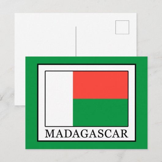 Madagaskar Briefkaart (Voorkant / Achterkant)
