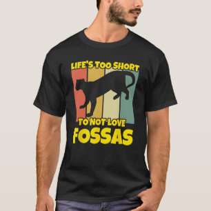 Madagaskar carnivoor kat Fossa Afrikaans dier T-shirt