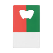 Madagaskar Creditkaart Flessenopener (Voorkant)