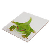 Madagaskar-daggekko (Phelsuma madagascariensis) Tegeltje (Zijkant)