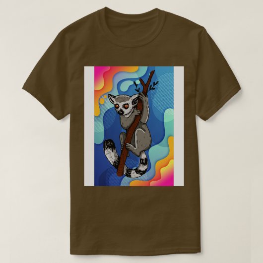 Madagaskar dierentuin Lemur T-shirt (Design voorkant)