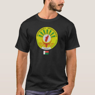 Madagaskar Embleem met vlagdetail T-shirt