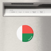 Madagaskar Flag Charming Patriotic Magneet (Insitu (Vaatwasser))
