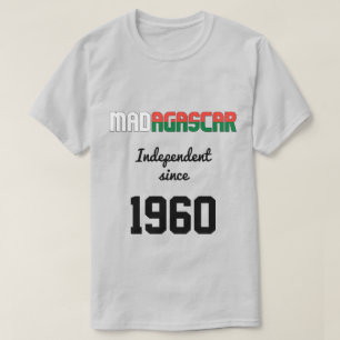 Madagaskar Flag Independence Celebration T-shirt