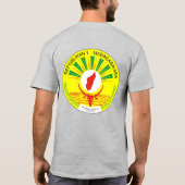 Madagaskar Flag Independence Celebration T-shirt (Achterkant)