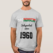 Madagaskar Flag Independence Celebration T-shirt (Voorkant)