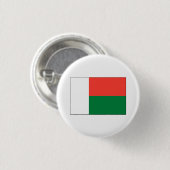 Madagaskar FLAG International Ronde Button 3,2 Cm (Voorkant /achterkant)
