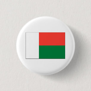 Madagaskar FLAG International Ronde Button 3,2 Cm