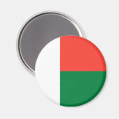 Madagaskar Flag Magnet (Voorkant / Achterkant)