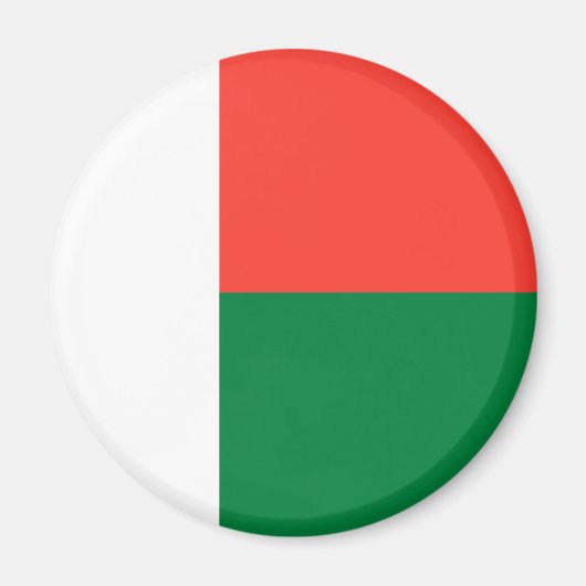 Madagaskar Flag Magnet (Voorkant)