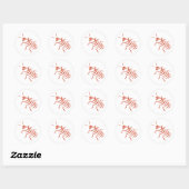 Madagaskar Hissing Cockroach Ronde Sticker (Vel)