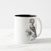  Madagaskar Hoopoe Bird Personalized Birds Tweekleurige Koffiemok (Voorkant rechts)