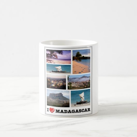 Madagaskar - I Love - Koffiemok (Center)