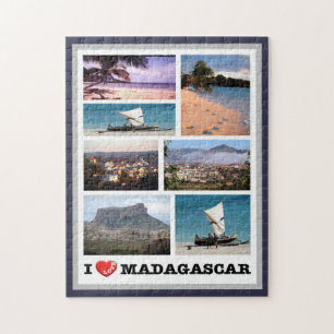 Madagaskar - I Love - Legpuzzel