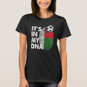Madagaskar in mijn dna-Madagaskar-vlaggenteam Mada T-shirt (Voorkant)