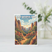 Madagaskar Isalo National Park Reizen Briefkaart (Staand voorkant)