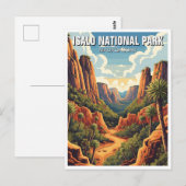 Madagaskar Isalo National Park Reizen Briefkaart (Voorkant / Achterkant)