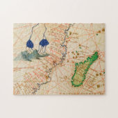 Madagaskar-kaart Legpuzzel (Horizontaal)