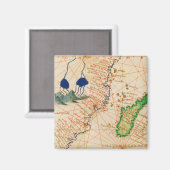 Madagaskar-kaart Magneet (Voorkant / Achterkant)