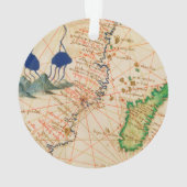 Madagaskar-kaart Ornament (achterkant)