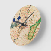 Madagaskar-kaart Ronde Klok (Hoek)